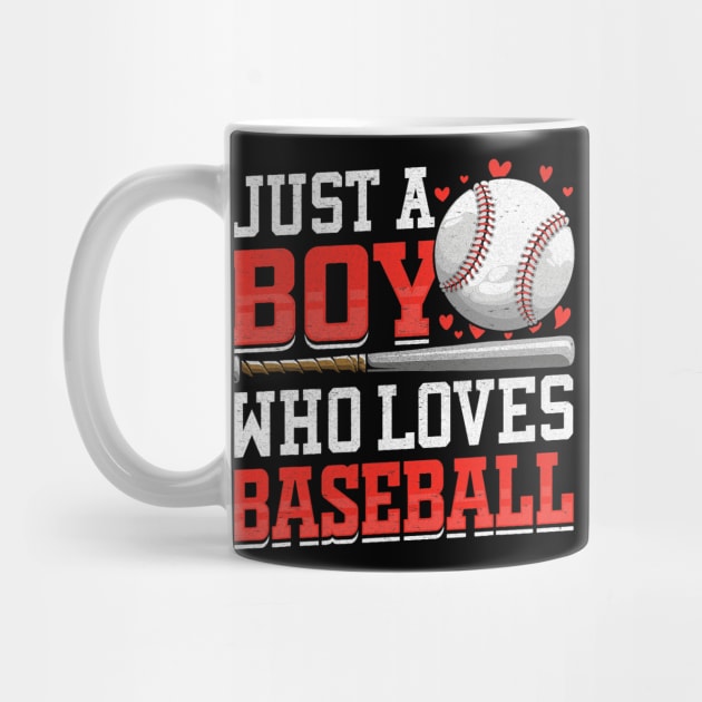 American Sport Just A Boy Who Loves Baseball Gifts For Boys by Winter Magical Forest